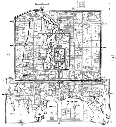 明代北京城的布局|北京城（中国历史都城）